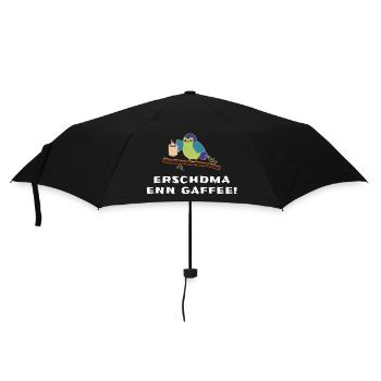 Sachsen Gaffee - Regenschirm (klein) - Schwarz - Vorne