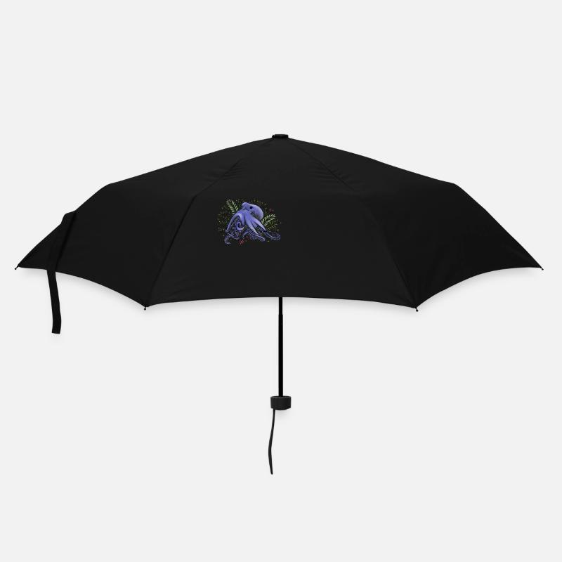 Oktopus - Under the sea - Regenschirm (klein) - Schwarz