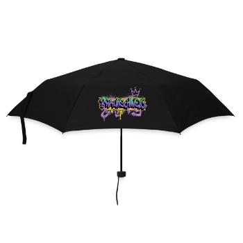Braunschweig Deutschland Stadt Graffiti Sprayer - Regenschirm (klein) - Schwarz - Vorne