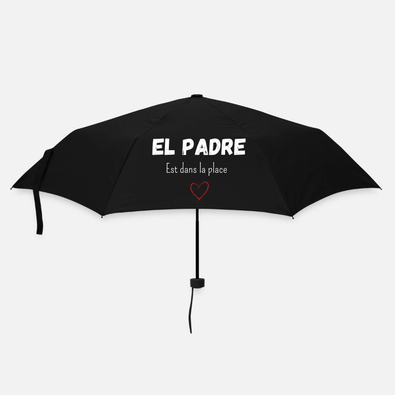 El padre est dans la place - Parapluie standard - noir