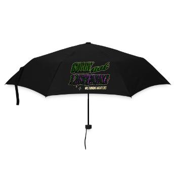 i love cats statement - Regenschirm (klein) - Schwarz - Vorne