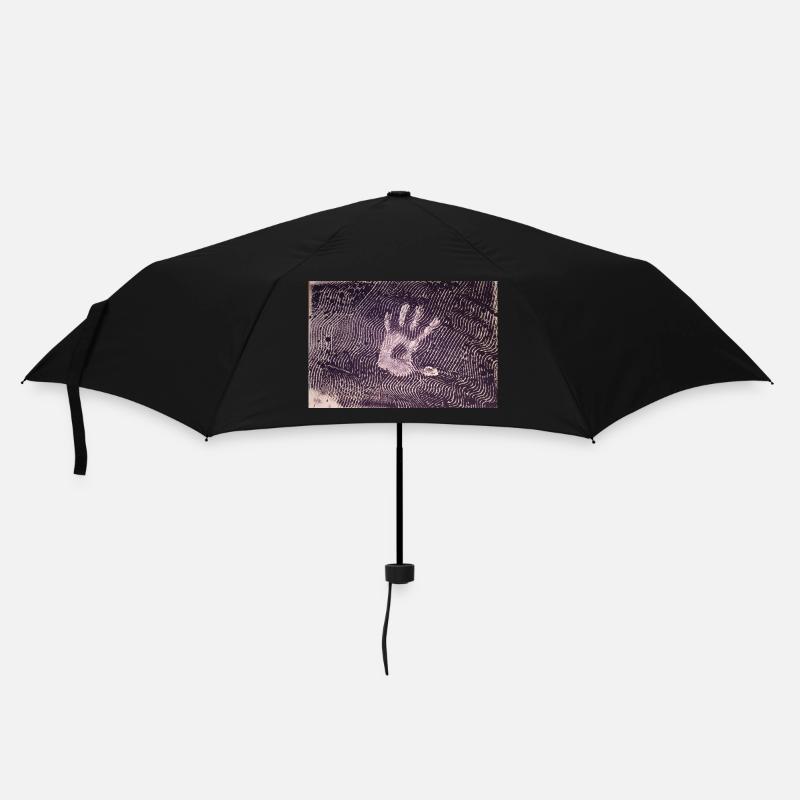 Stop - Regenschirm (klein) - Schwarz