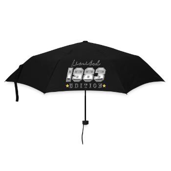 1983 40 Jahre Limitierte Auflage 40. Geburtstag - Regenschirm (klein) - Schwarz - Vorne