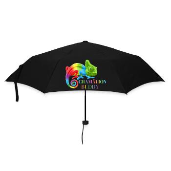 Chameleon, colorful chameleon lizards - Umbrella (small) - black - Front