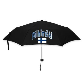 Riihimäki finland flag - Umbrella (small) - black - Front
