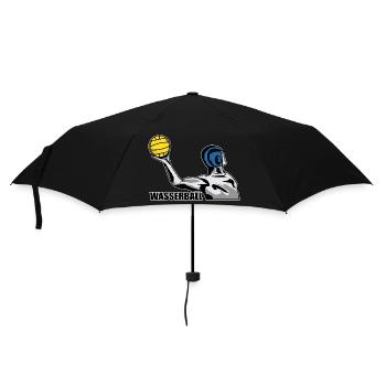 Wasserball - Regenschirm (klein) - Schwarz - Vorne