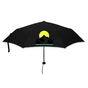 Mountains - Umbrella (small) - black - Front