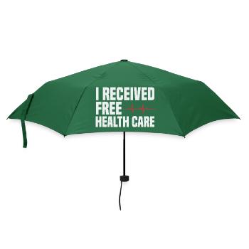 J’AI REÇU DES SOINS DE SANTÉ GRATUITS - Parapluie standard - vert bouteille - Devant
