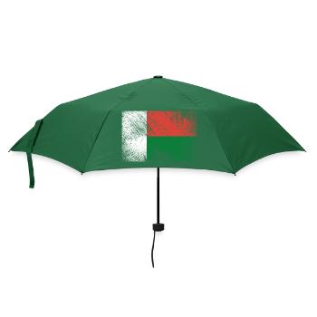 Madagascar Flag - Vintage Grunge - Parapluie standard - vert bouteille - Devant