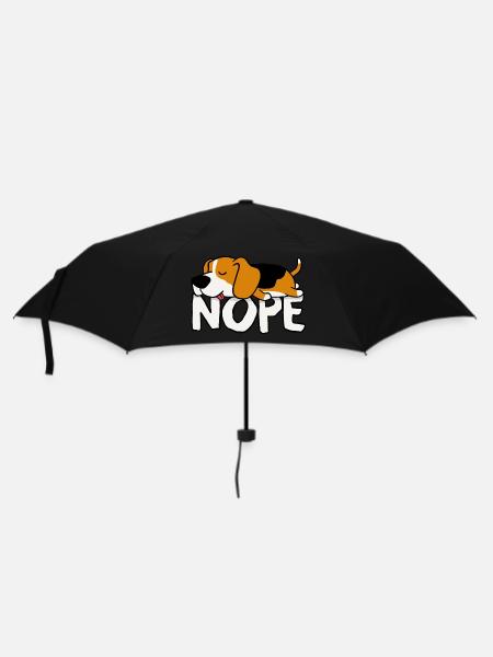 Nope! Beagle - Umbrella (small) - black
