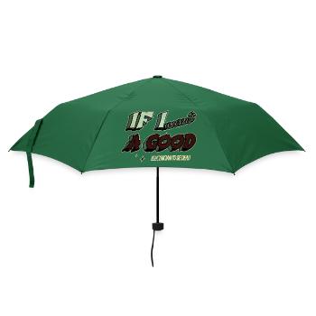 Blagues Geek Funny Electric Funny Citation Formation - Parapluie standard - vert bouteille - Devant