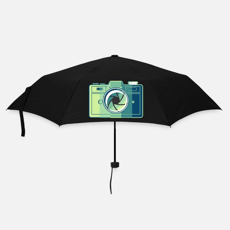 Retro Film Camera - Umbrella (small) - black