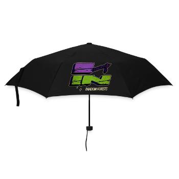 funny sayings gift building robots quote - Umbrella (small) - black - Front