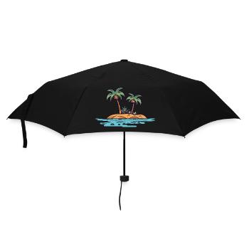 Palm Island - Umbrella (small) - black - Front
