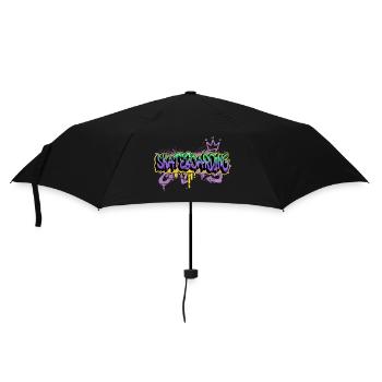 Skateboard Skater Board Graffiti Spray Pulvérisateur - Parapluie standard - noir - Devant