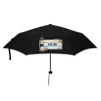 Moin (avec phare) - Parapluie standard - noir - Devant