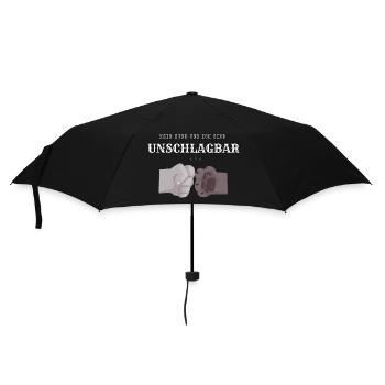 Teamdog - Regenschirm (klein) - Schwarz - Vorne