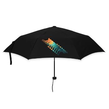 Tennis rétro - Parapluie standard - noir - Devant