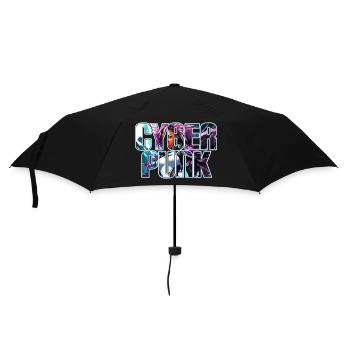 Cyber Punk - Black Girl Edition - Umbrella (small) - black - Front