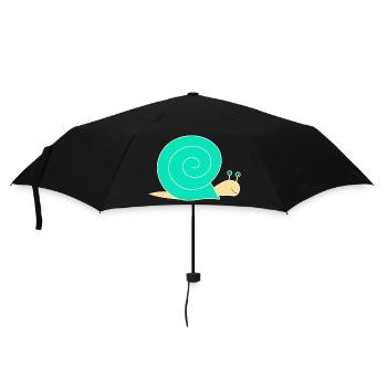 snail - Umbrella (small) - black - Front