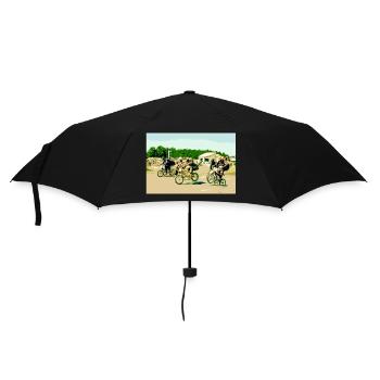 bmx old school - Parapluie standard - noir - Devant