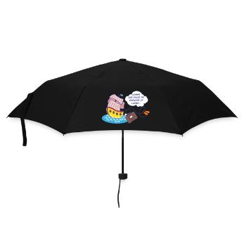 Envie de prendre le large - Parapluie standard - noir - Devant