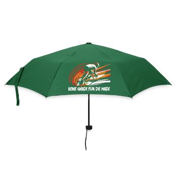 Keine Gnade für die Wade Geburtstagsgeschenk - Regenschirm (klein) - Flaschengrün - Vorne