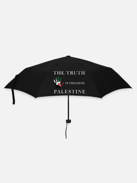 La vérité, c’est la liberté - Palestine - Parapluie standard - noir
