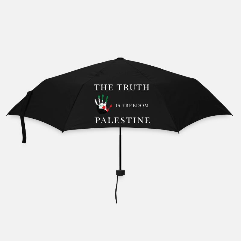 La vérité, c’est la liberté - Palestine - Parapluie standard - noir