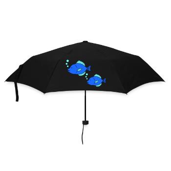 Pisces Comic - Umbrella (small) - black - Front