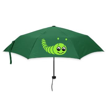 Caterpillars Insect Love Little Caterpillar - Umbrella (small) - bottlegreen - Front