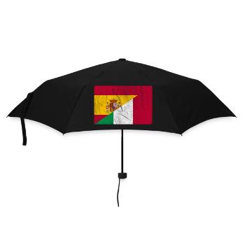 Drapeau de l’Italie Espagne Vintage - Parapluie standard - noir - Devant