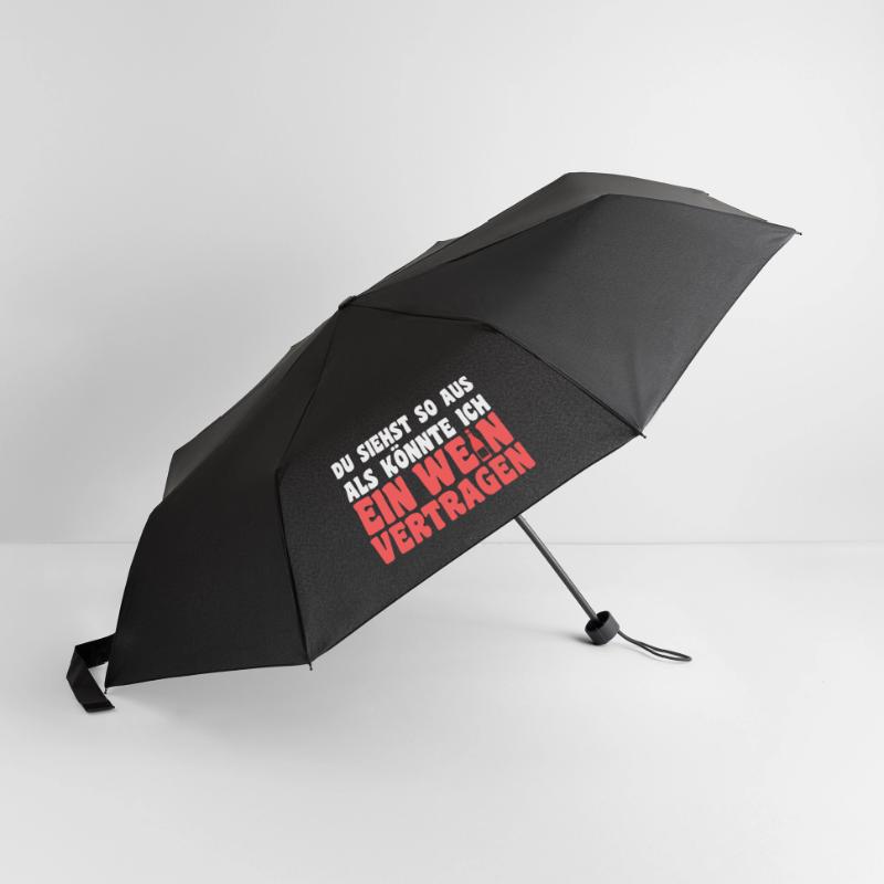 Ich Mit Dir Du Mit Mir Wir Mit Wein Regenschirm (klein)