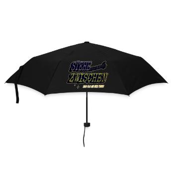 geburtstagsgeschenk geschenkidee humor haustier - Regenschirm (klein) - Schwarz - Vorne