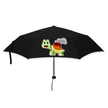 Turtle Volcano - Umbrella (small) - black - Front