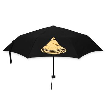 Crêpes Bretagne humour crêpe - Parapluie standard - noir - Devant