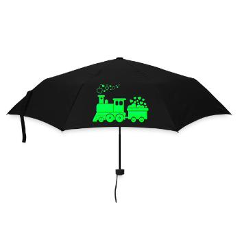 Love Happy Heart Card Valentine Vector Design Art - Umbrella (small) - black - Front