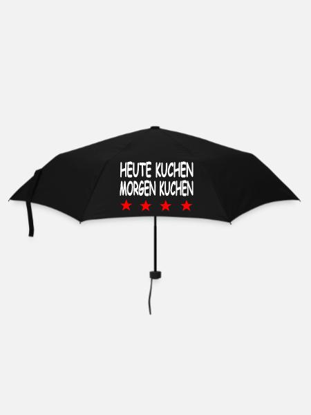 Kuchen - Regenschirm (klein) - Schwarz