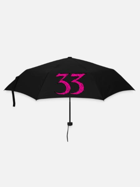 33 Master Number - Umbrella (small) - black