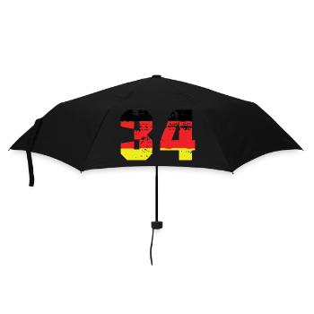 34 Numéro Allemagne Jersey - Parapluie standard - noir - Devant