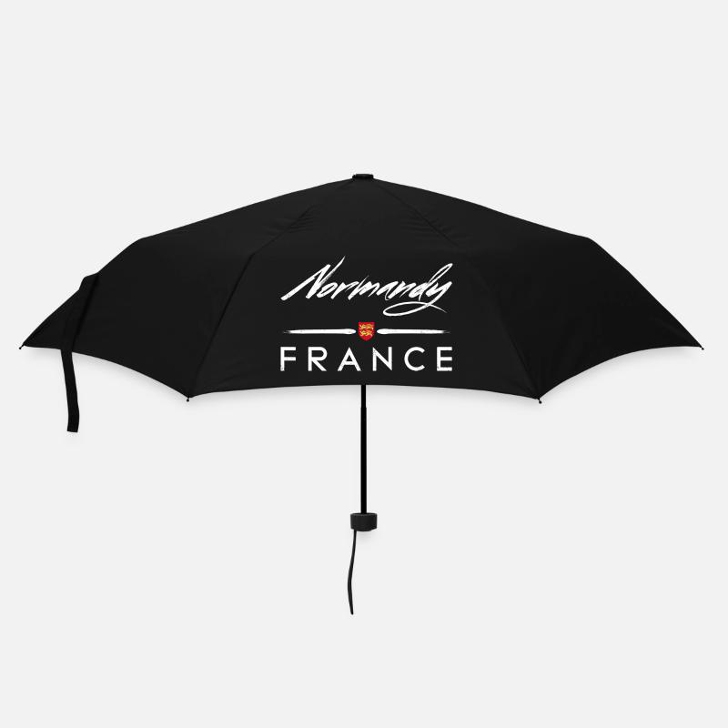 Normandie Urlaub Frankreich Strand Normannisch - Regenschirm (klein) - Schwarz