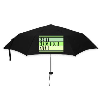 Bester Nachbar aller Zeiten Liebste Tolle Art der Welt - Regenschirm (klein) - Schwarz - Vorne