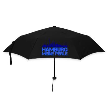 Ville de Hambourg - Parapluie standard - noir - Devant