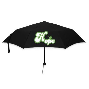 Portez Vos Valeurs avec la Collection de T-Shirts - Parapluie standard - noir - Devant