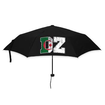 DZ Vintage-Stil - Regenschirm (klein) - Schwarz - Vorne