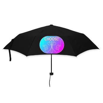 Line Art Drawing - Choose - Umbrella (small) - black - Front