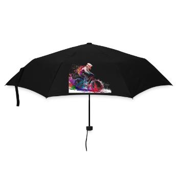 BMX rider #sport #bike - Umbrella (small) - black - Front