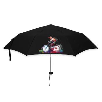 BMX rider #sport #bike - Umbrella (small) - black - Front