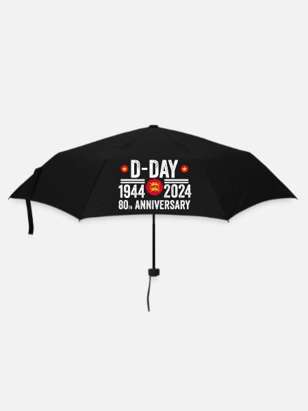Normandie jour j 80e anniversaire 1944 2024 - Parapluie standard - noir