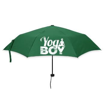 Garçon de yoga - Parapluie standard - vert bouteille - Devant